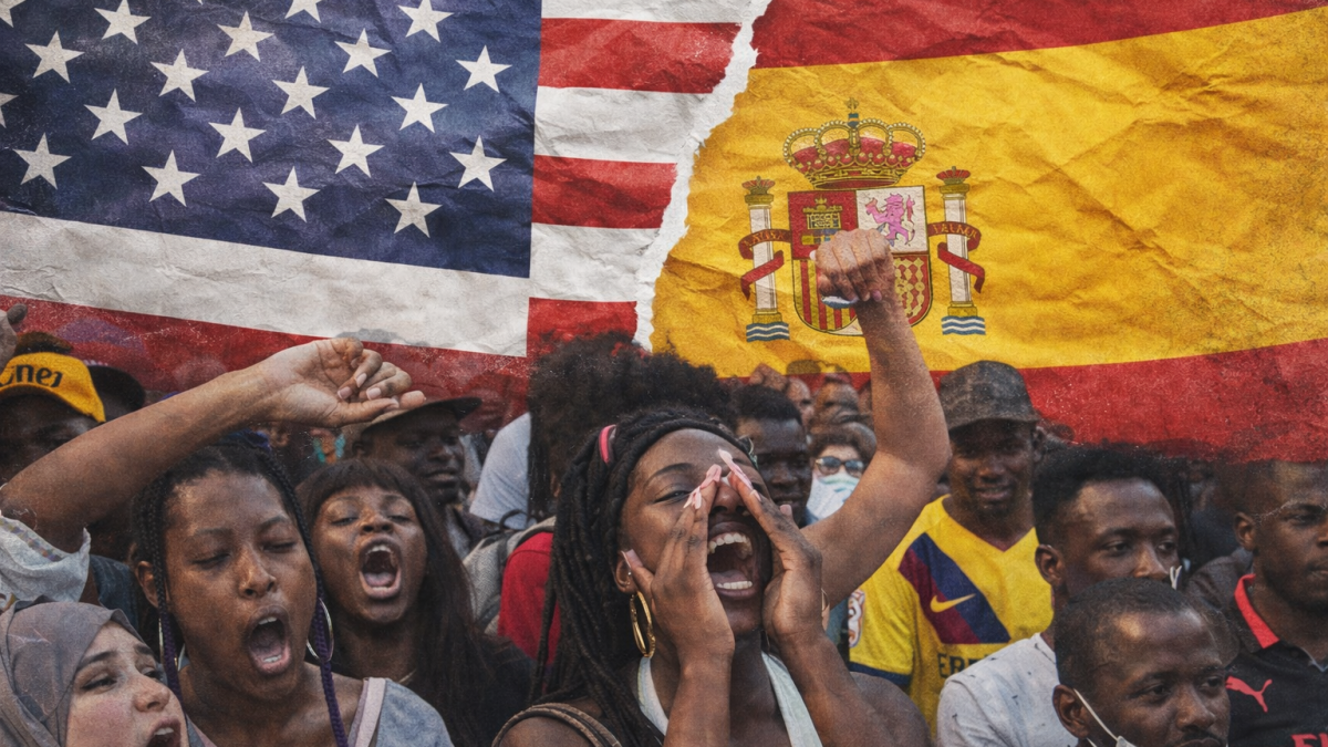 Dos caras: españa regulariza mientras Estados Unidos persigue