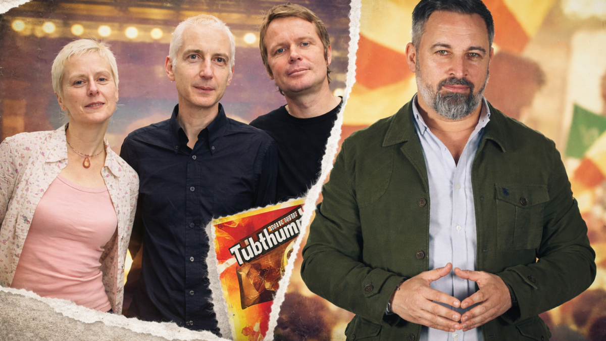 Chumbawamba planta cara a Vox: “Nuestra música no es para vuestra agenda de odio”