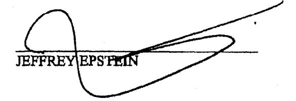 Signature of Jeffrey Epstein in Non Prosecution Agreement of Jeffrey Epstein by Alexander Acosta Page 7