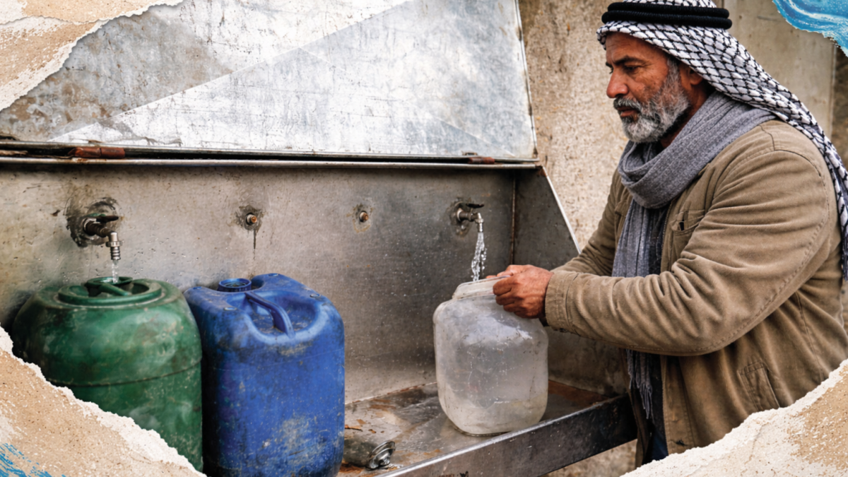 Gaza muere de sed bajo el asedio