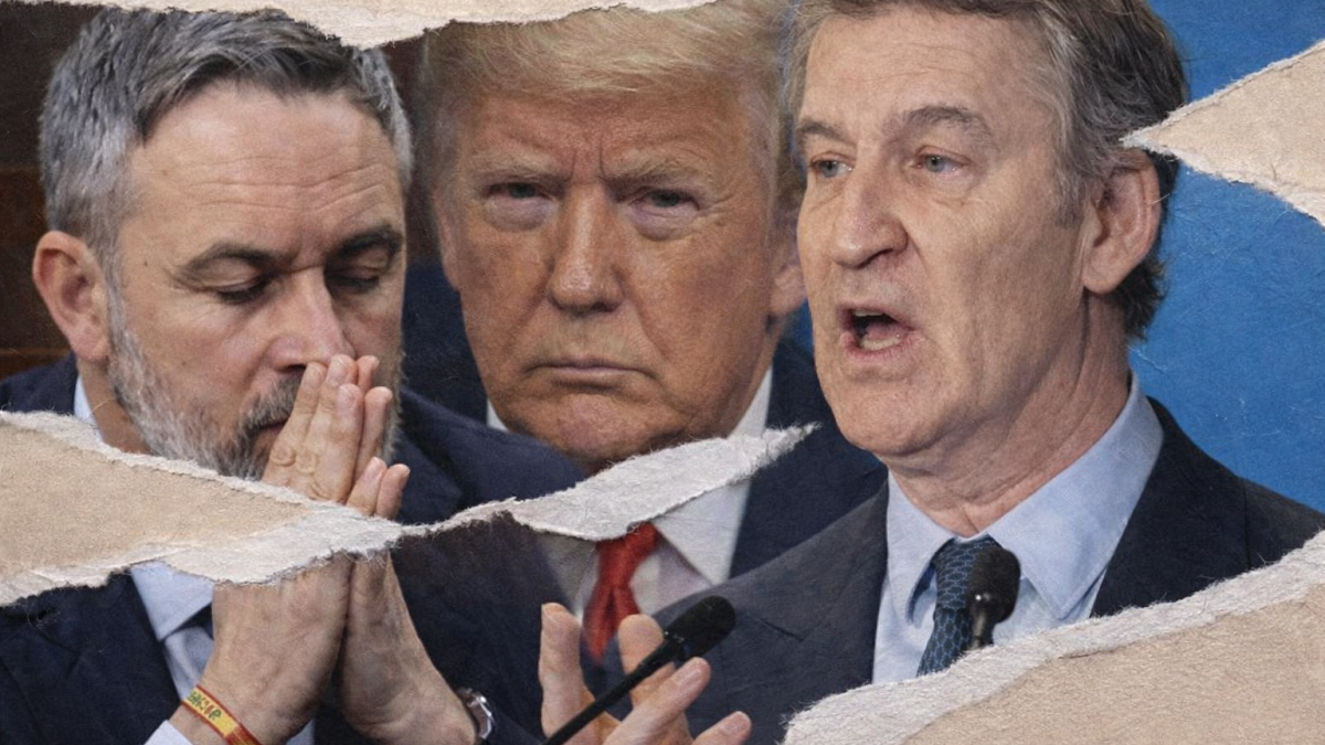 A Feijóo y Abascal les huele la boca a Trump