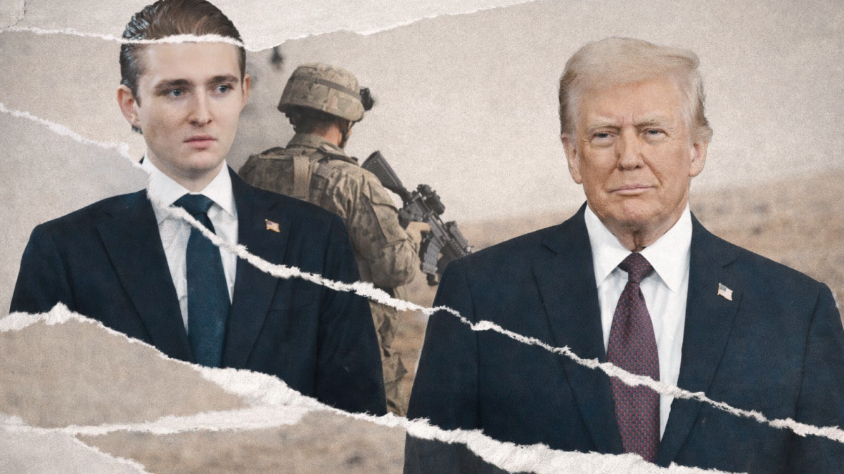 Mandar a la guerra al hijo de Trump