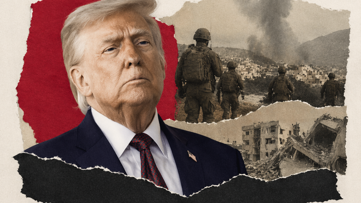 Trump anuncia un alto el fuego en Líbano con Israel con el dedo en el gatillo