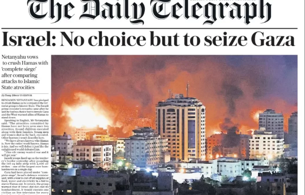 El medio inglés ‘The Daily Telegraph’ impone una línea a sus trabajadores: apoyar a Israel es obligatorio