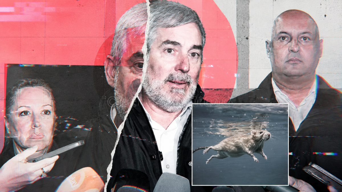 Las ratas tienen las patas muy cortas: Clavijo convirtió una crisis sanitaria en un espectáculo político