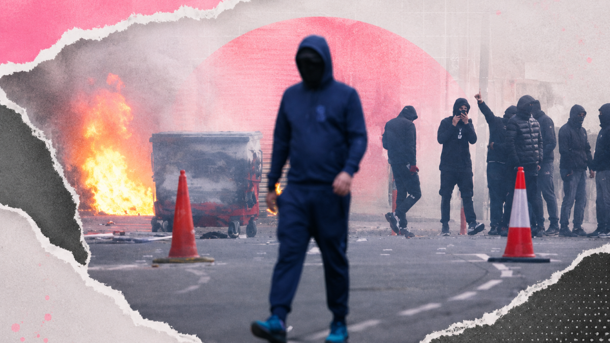 Vídeo | Belfast arde: la extrema derecha convierte un crimen en una cacería racista