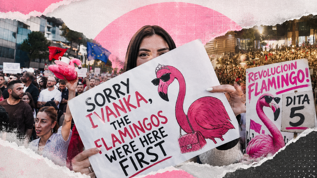 Vídeo | Revolución Flamingo: Albania se levanta contra el colonialismo de lujo de los Trump
