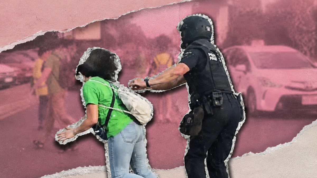 El atestado de la Policía Nacional intenta convertir la agresión grabada a la profesora en un accidente administrativo.
