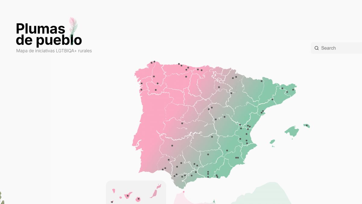 Plumas de Pueblo: el mapa que demuestra que la diversidad LGTBIQA+ también late en los pueblos