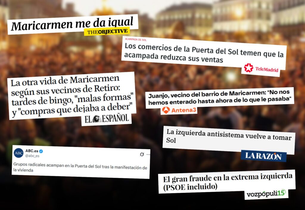 Vuelven las acampadas y la máquina del fango